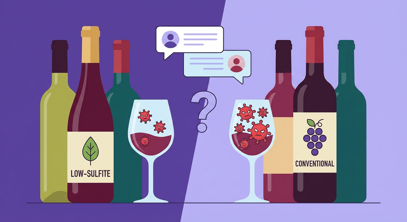Illustration for Natural Wine's Hangover Is Over: How the 'Low-Intervention' Category Fractured in 2025 and What Serious Drinkers Are Choosing Now