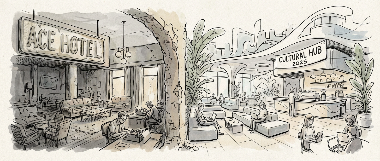 The Hotel Lobby Is Dead, Long Live the Hotel Lobby: What Ace's Fall and Its Rivals' Rise Reveal About Travel in 2025